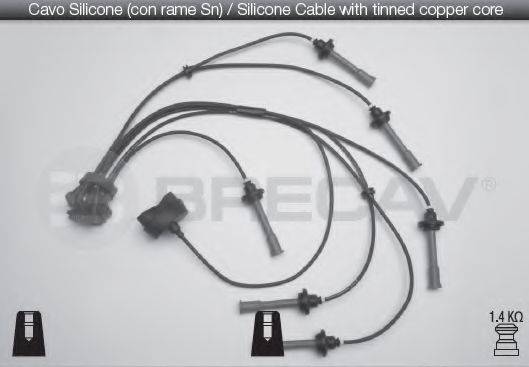 BRECAV 01526 Комплект проводов зажигания