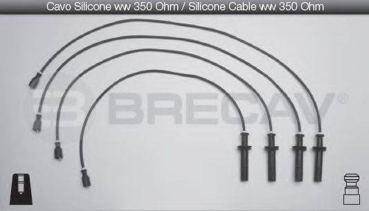 BRECAV 01528 Комплект проводов зажигания