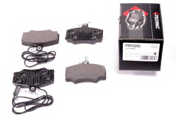 PROTECHNIC PRP0260 Комплект тормозных колодок, дисковый тормоз