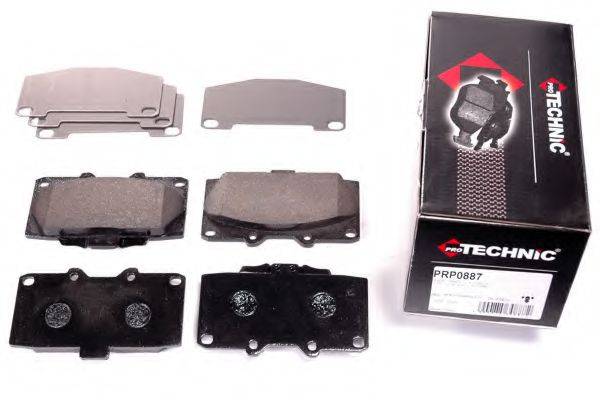 PROTECHNIC PRP0887 Комплект тормозных колодок, дисковый тормоз