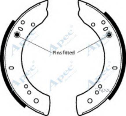 APEC BRAKING SHU271 Тормозные колодки