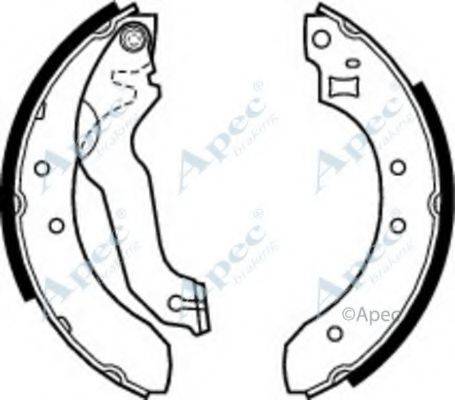 APEC BRAKING SHU313 Тормозные колодки