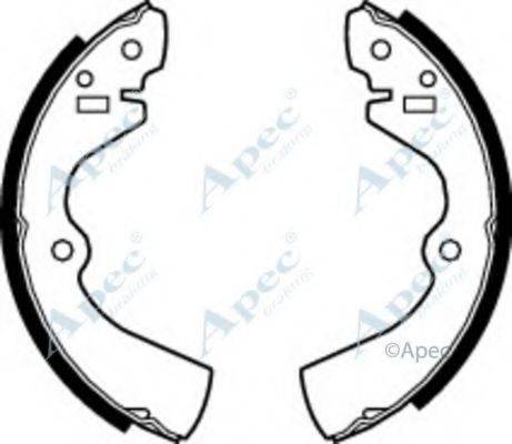 APEC BRAKING SHU404 Тормозные колодки