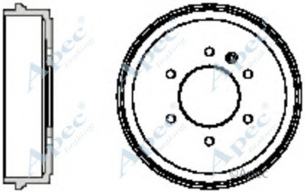 APEC BRAKING DRM9713 Тормозной барабан