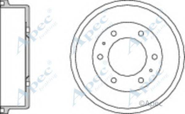 APEC BRAKING DRM9717 Тормозной барабан