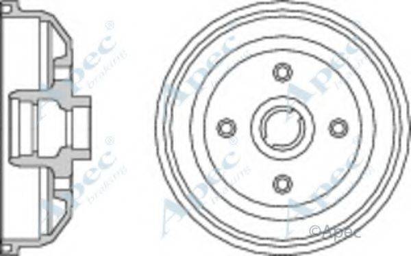 APEC BRAKING DRM9112 Тормозной барабан