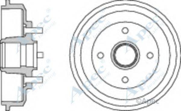 APEC BRAKING DRM9906 Тормозной барабан