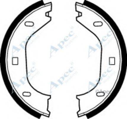 APEC BRAKING SHU315 Тормозные колодки