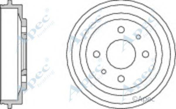 APEC BRAKING DRM9113 Тормозной барабан