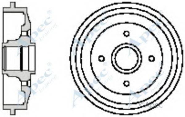 APEC BRAKING DRM9922 Тормозной барабан