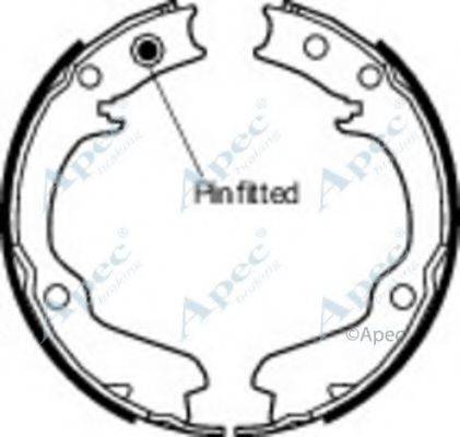 APEC BRAKING SHU613 Тормозные колодки