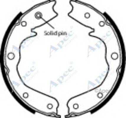 APEC BRAKING SHU676 Тормозные колодки