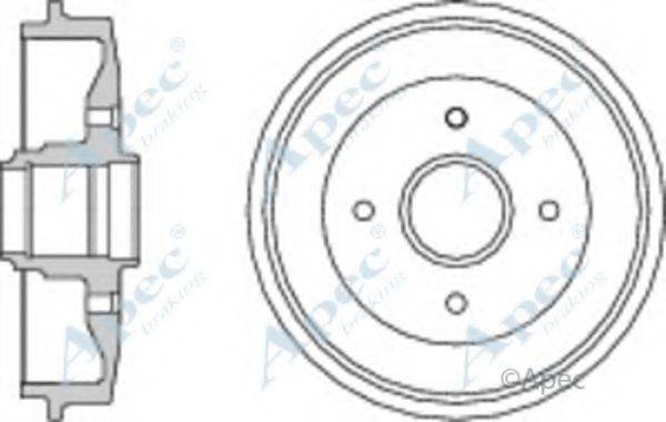 APEC BRAKING DRM9928 Тормозной барабан