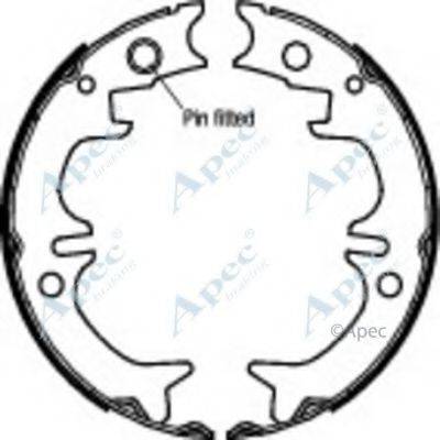 APEC BRAKING SHU728 Тормозные колодки