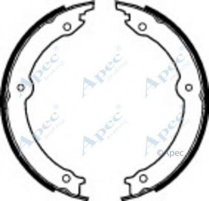 APEC BRAKING SHU754 Тормозные колодки