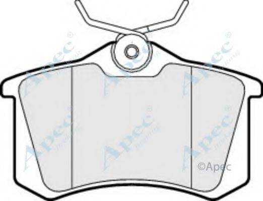 APEC BRAKING PAD1020 Комплект тормозных колодок, дисковый тормоз