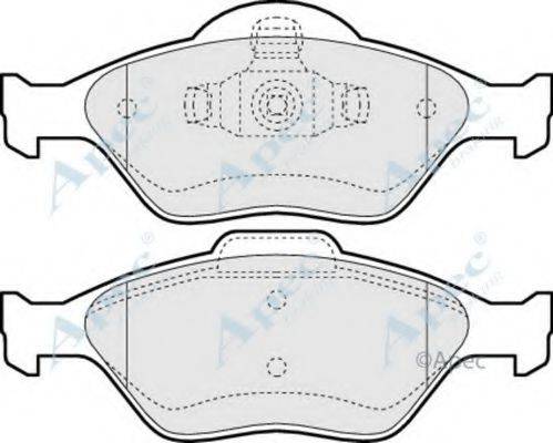 APEC BRAKING PAD1117 Комплект тормозных колодок, дисковый тормоз