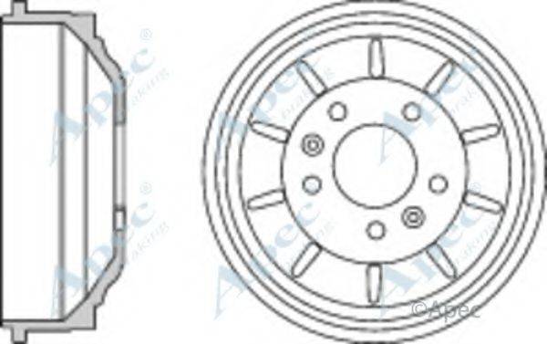 APEC BRAKING DRM9962 Тормозной барабан