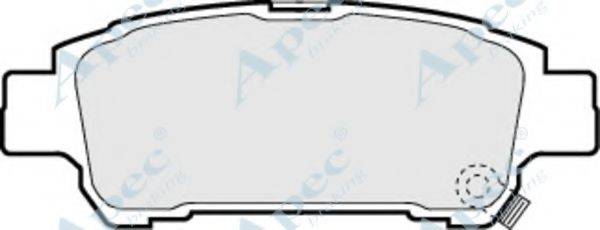 APEC BRAKING PAD1238 Комплект тормозных колодок, дисковый тормоз