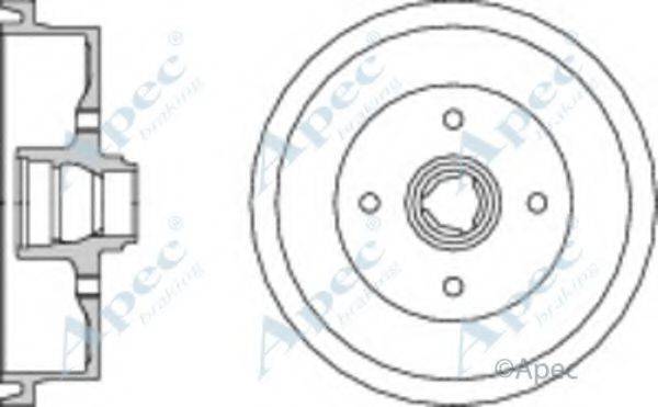APEC BRAKING DRM9117 Тормозной барабан