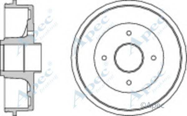 APEC BRAKING DRM9161 Тормозной барабан