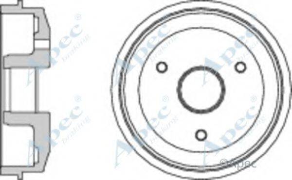 APEC BRAKING DRM9118 Тормозной барабан