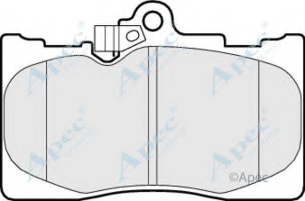 APEC BRAKING PAD1493 Комплект тормозных колодок, дисковый тормоз