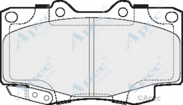 APEC BRAKING PAD1600