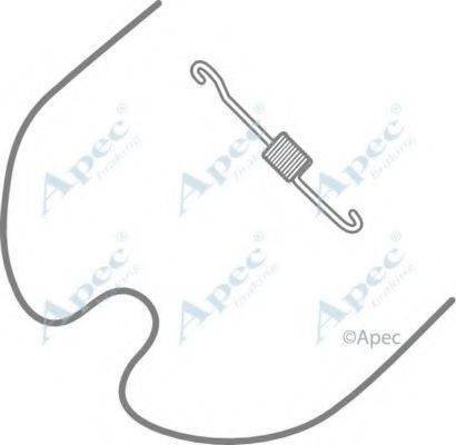 APEC BRAKING KIT2029 Комплектующие, тормозная колодка