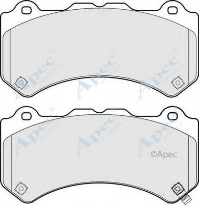APEC BRAKING PAD1743 Комплект тормозных колодок, дисковый тормоз