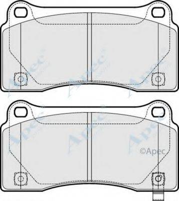 APEC BRAKING PAD1746 Комплект тормозных колодок, дисковый тормоз