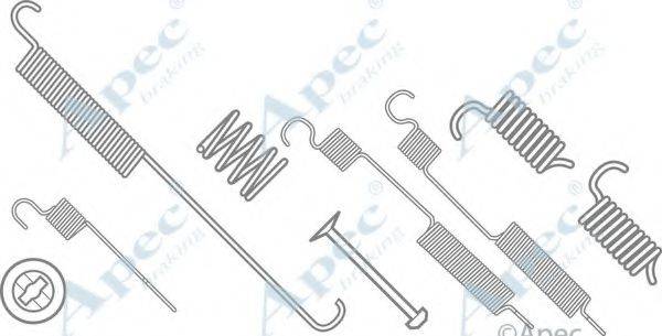 APEC BRAKING KIT600 Комплектующие, тормозная колодка