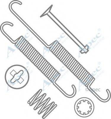 APEC BRAKING KIT602 Комплектующие, тормозная колодка