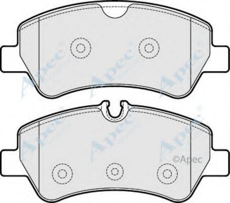 APEC BRAKING PAD1931 Комплект тормозных колодок, дисковый тормоз