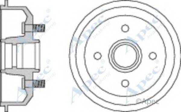 APEC BRAKING DRM9123 Тормозной барабан