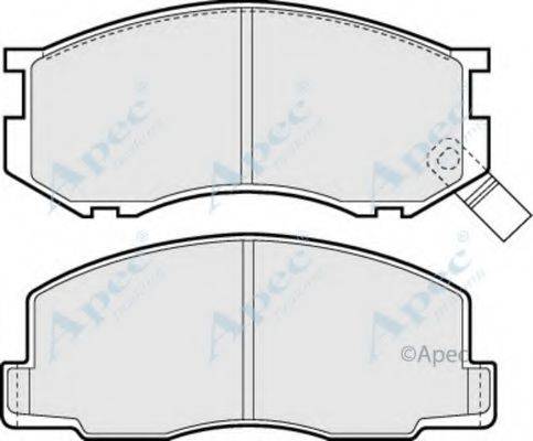 APEC BRAKING PAD460 Комплект тормозных колодок, дисковый тормоз