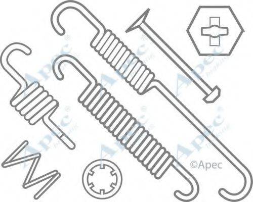 APEC BRAKING KIT630 Комплектующие, тормозная колодка