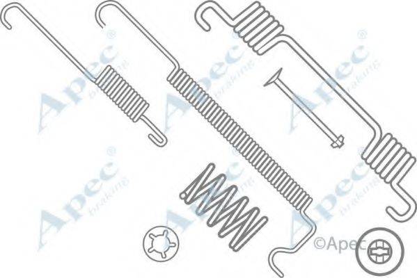 APEC BRAKING KIT636 Комплектующие, тормозная колодка