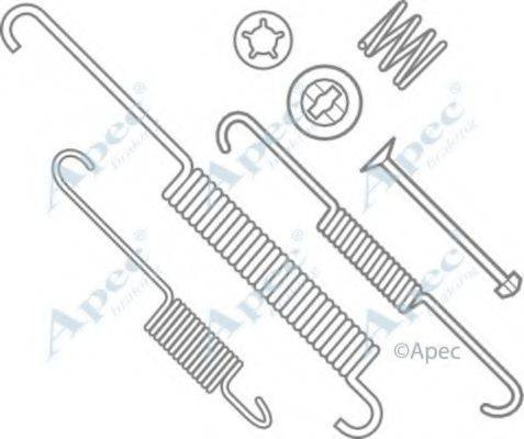 APEC BRAKING KIT637 Комплектующие, тормозная колодка