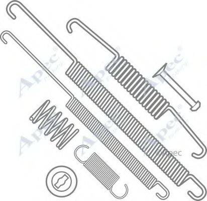APEC BRAKING KIT710 Комплектующие, тормозная колодка