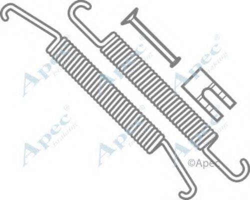 APEC BRAKING KIT711 Комплектующие, тормозная колодка