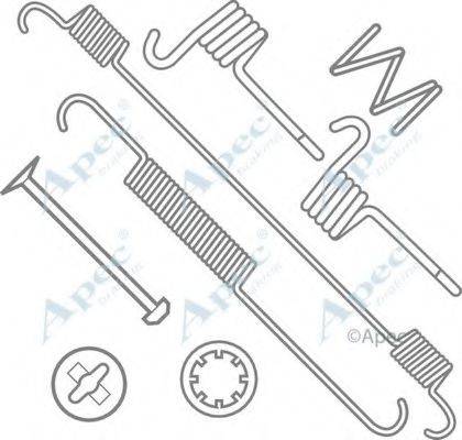 APEC BRAKING KIT715 Комплектующие, тормозная колодка