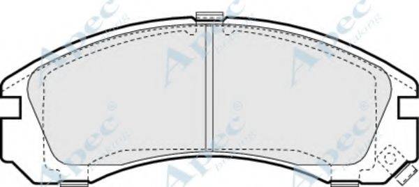 APEC BRAKING PAD781 Комплект тормозных колодок, дисковый тормоз