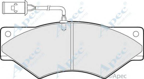 APEC BRAKING PAD884 Комплект тормозных колодок, дисковый тормоз