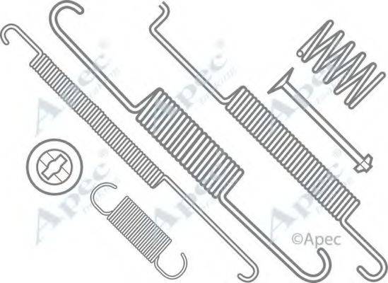 APEC BRAKING KIT735 Комплектующие, тормозная колодка
