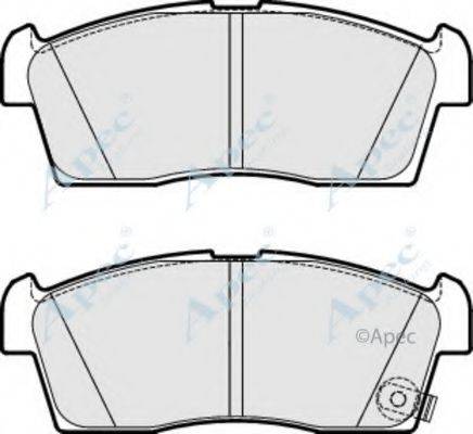 APEC BRAKING PAD1856 Комплект тормозных колодок, дисковый тормоз