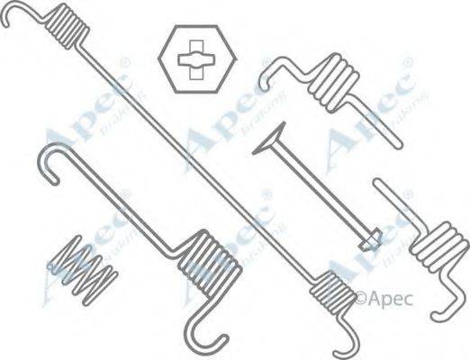 APEC BRAKING KIT748 Комплектующие, тормозная колодка