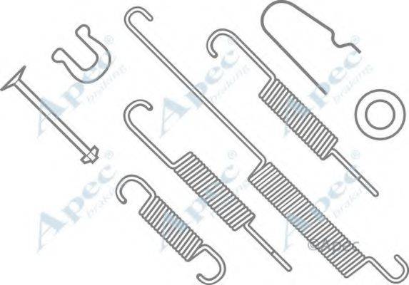 APEC BRAKING KIT752 Комплектующие, тормозная колодка