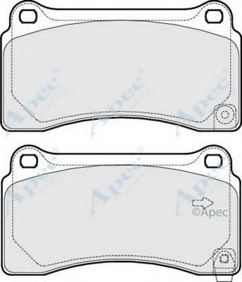 APEC BRAKING PAD1811 Комплект тормозных колодок, дисковый тормоз