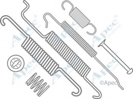 APEC BRAKING KIT763 Комплектующие, тормозная колодка